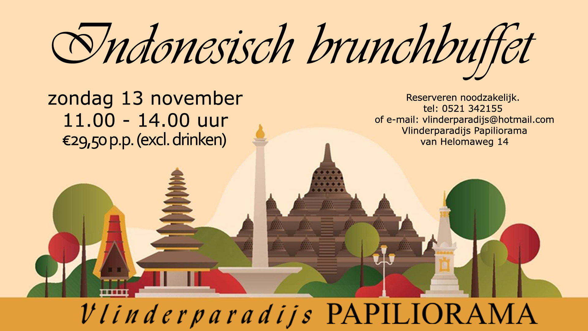 Indonesisch Brunchbuffet